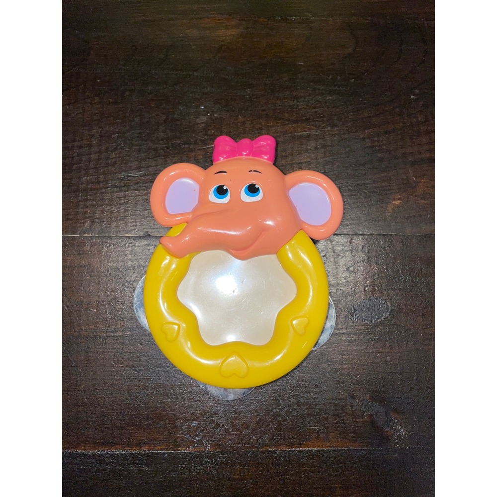 Vintage Baby Toddler‎ Musical Elephant Tambourine Instrument Toy Rattle